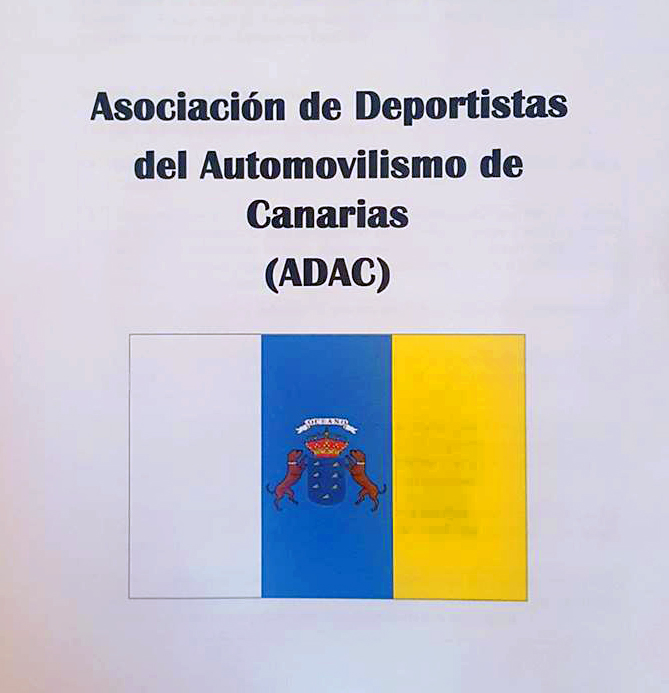 Asociación de Deportistas del Automovilismo de Canarias (ADAC) lo que será un hecho histórico en Canarias y también en todo el territorio nacional. 2 ADAC