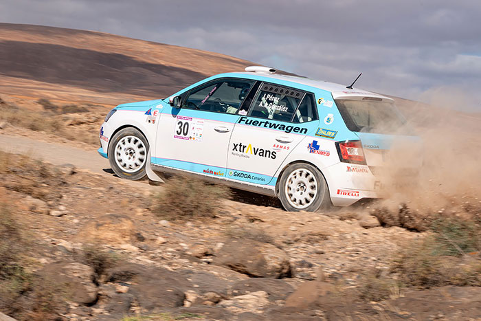 La Copa Škoda Fabia retoma la tierra en Lanzarote 2 Isabel Pérez