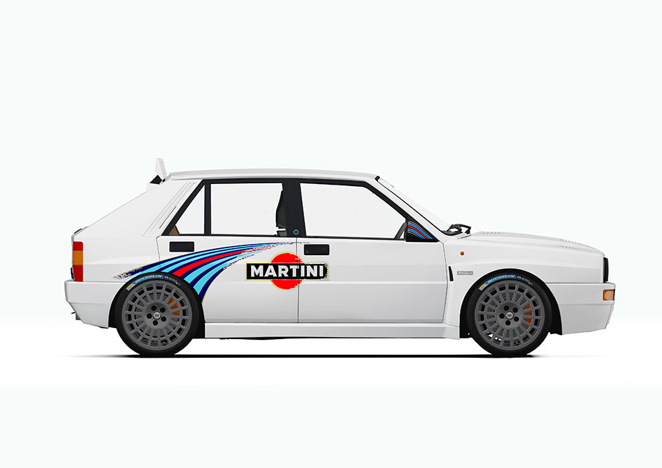 Nuevo diseño Lancia Delta Evo Martini Racing Miki Biasion 3 delta miki LE 329